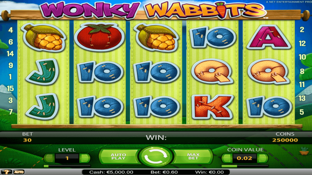 Бонусная игра Wonky Wabbits 1