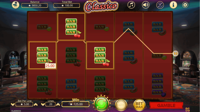 Игровой интерфейс Classico 9