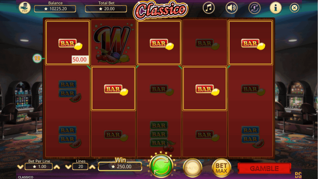 Игровой интерфейс Classico 5