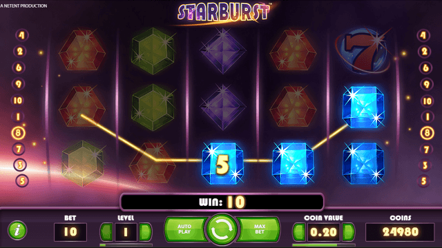 Игровой интерфейс Starburst 2
